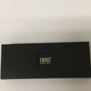 AT Cross Roller Ball Pen and Easy release Keychain.  Black Matte and Gold.